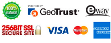 Payment methods and SSL secure checkout – GeoTrust, Visa, MasterCard, eWAY